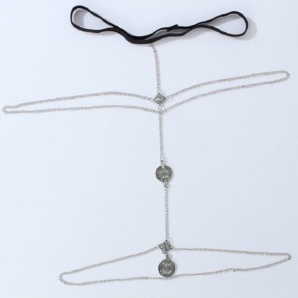 Women’s Boho Silver Leg Chain - Picture 3 of 3